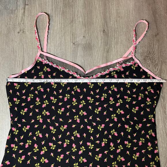 Betsey Johnson X Forever21 Y2K Floral Slip Dress 3X Feminine Lace Party Cocktail - Picture 11 of 14